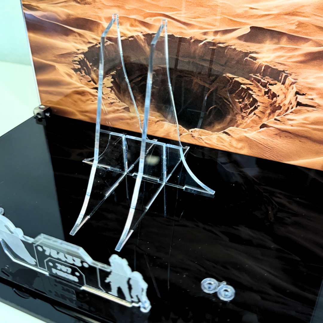 Acrylic Display Case for LEGO® Star Wars Jango & Boba Fett Starship (75433/75312)