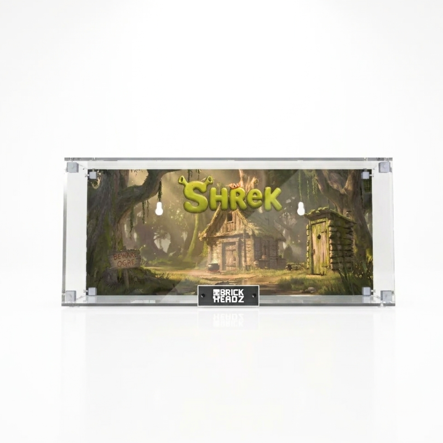 Acrylic Display Case for LEGO® Shrek BrickHeadz (40923)