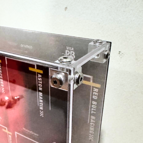 Acrylic Display Case for LEGO® F1 Mini Cars