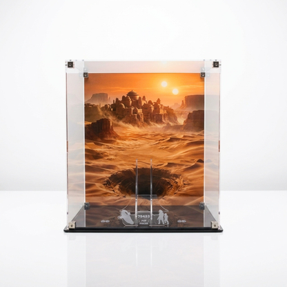 Acrylic Display Case for LEGO® Star Wars Jango & Boba Fett Starship (75433/75312)