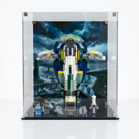 Acrylic Display Case for LEGO® Star Wars Jango & Boba Fett Starship (75433/75312)