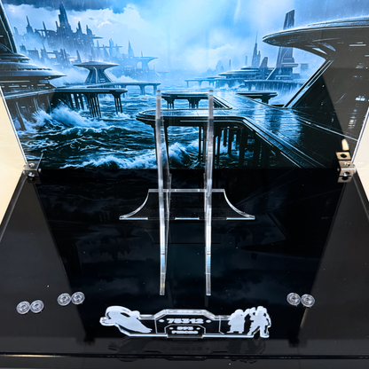 Acrylic Display Case for LEGO® Star Wars Jango & Boba Fett Starship (75433/75312)