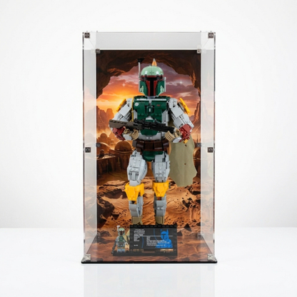 Acrylic Display for LEGO® Star Wars Boba Fett (75455)