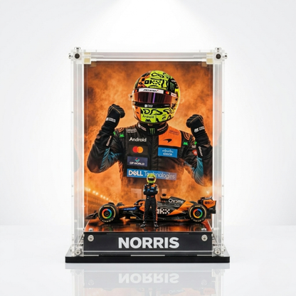 Acrylic Display Case for LEGO® F1 Racing Helmets