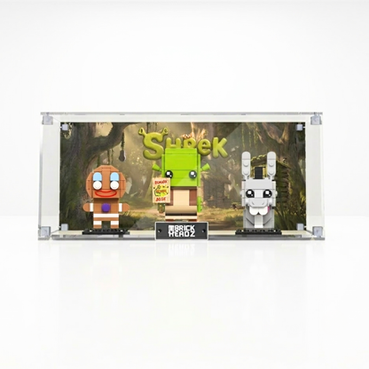 Acrylic Display Case for LEGO® Shrek BrickHeadz (40923)