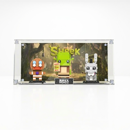 Acrylic Display Case for LEGO® Shrek BrickHeadz (40923)