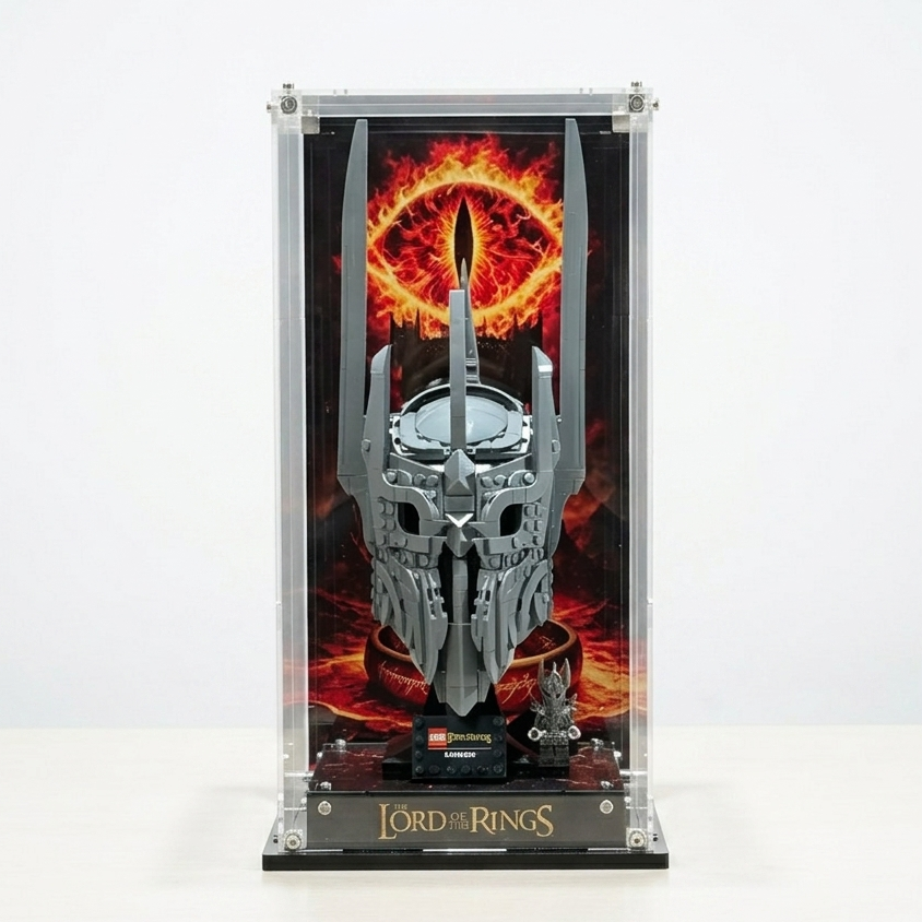 Acrylic Display Case for LEGO® The Lord of the Rings: Sauron's Helmet (11373)