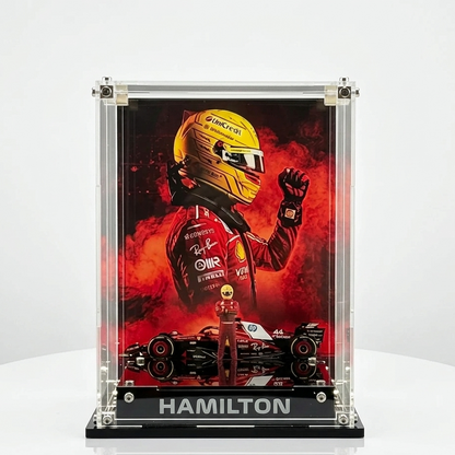 Acrylic Display Case for LEGO® Hamilton / Leclerc Helmet (43014/43022)