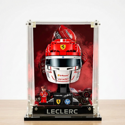 Acrylic Display Case for LEGO® Hamilton / Leclerc Helmet (43014/43022)