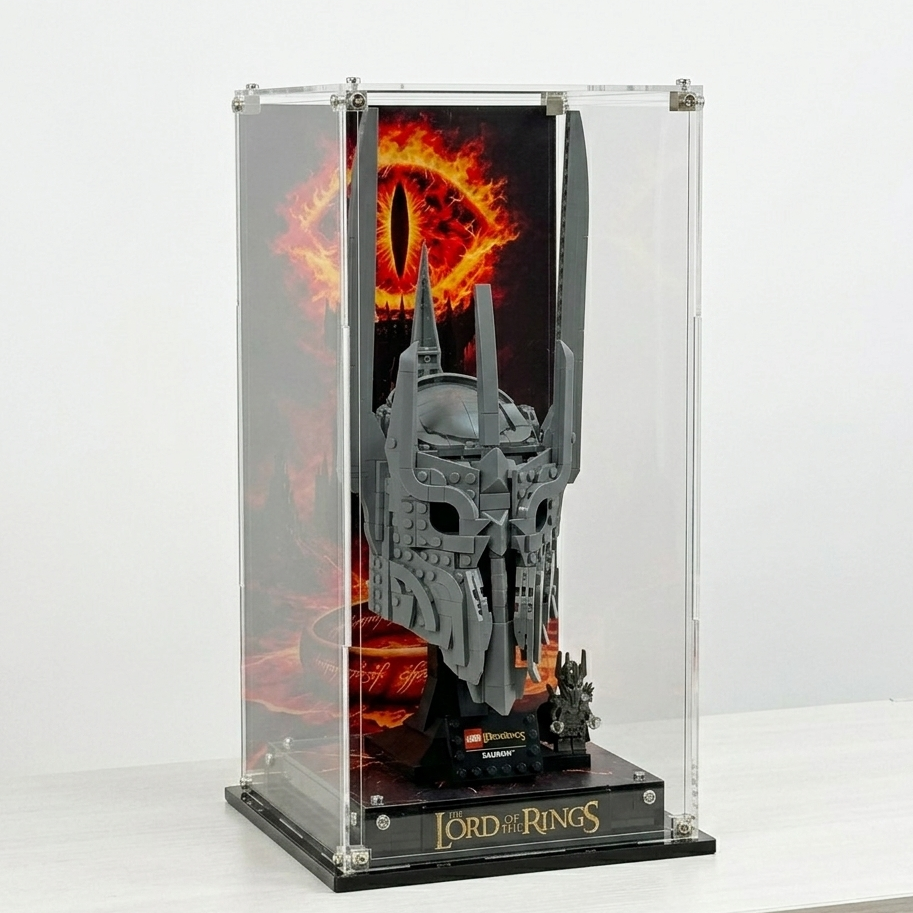 Acrylic Display Case for LEGO® The Lord of the Rings: Sauron's Helmet (11373)