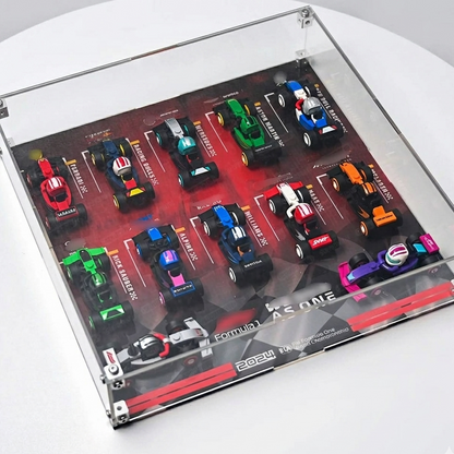 Acrylic Display Case for LEGO® F1 Mini Cars