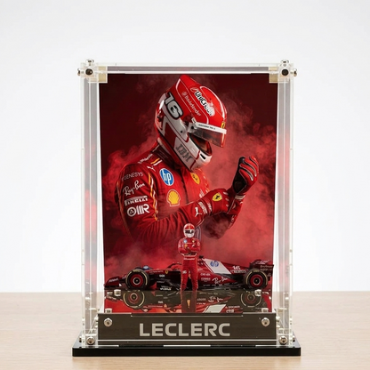 Acrylic Display Case for LEGO® Hamilton / Leclerc Helmet (43014/43022)