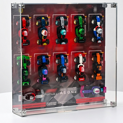 Acrylic Display Case for LEGO® F1 Mini Cars