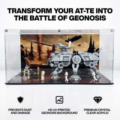 Acrylic Display Case for LEGO® Star Wars AT-TE (75337)