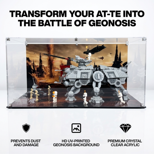 Acrylic Display Case for LEGO® Star Wars AT-TE (75337)