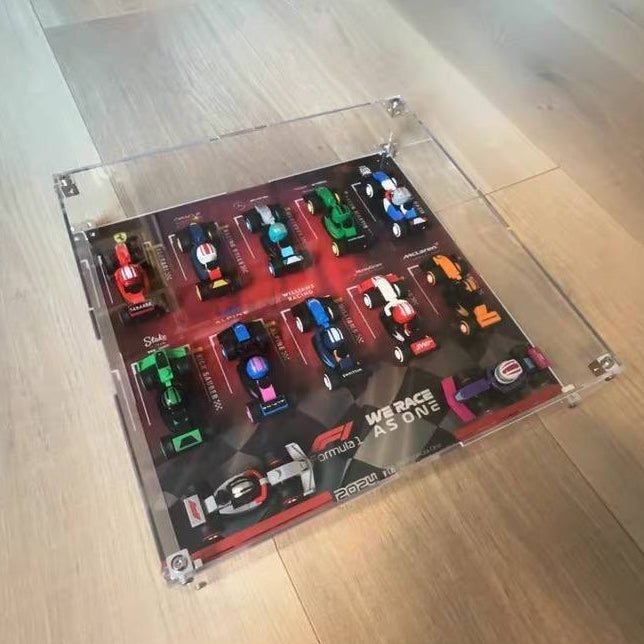 Acrylic Display Case for LEGO® F1 Mini Cars