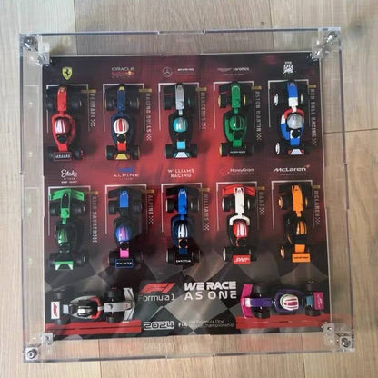 Acrylic Display Case for LEGO® F1 Mini Cars