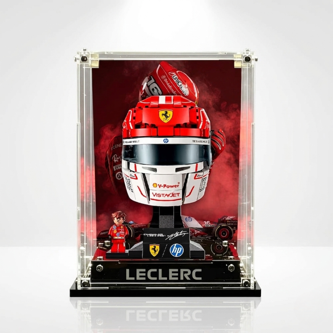 Acrylic Display Case for LEGO® F1 Racing Helmets